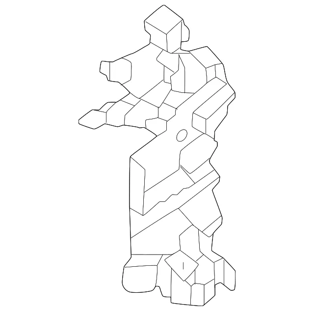 Body A-Pillar Reinforcement - Mazda (va407065z)