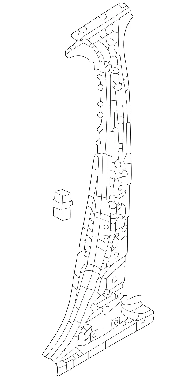 Body B-Pillar Reinforcement - Mazda (va4071360)