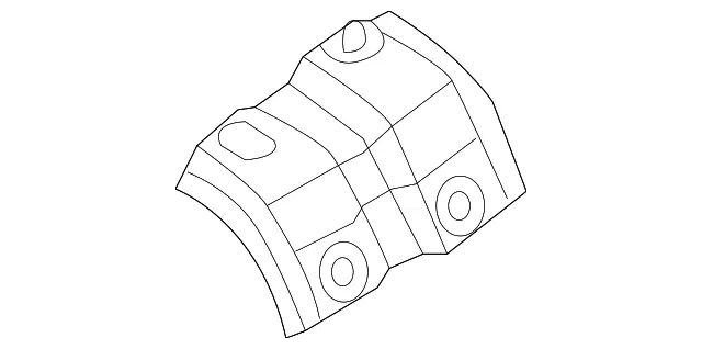 Roof Side Rail Reinforcement Bracket - Mazda (va407163y)