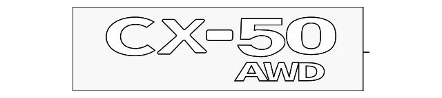 Hatch Emblem - Mazda (va4151720)
