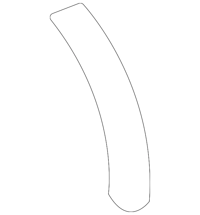 Rear Spoiler Outer Seal - Mazda (va4151954)