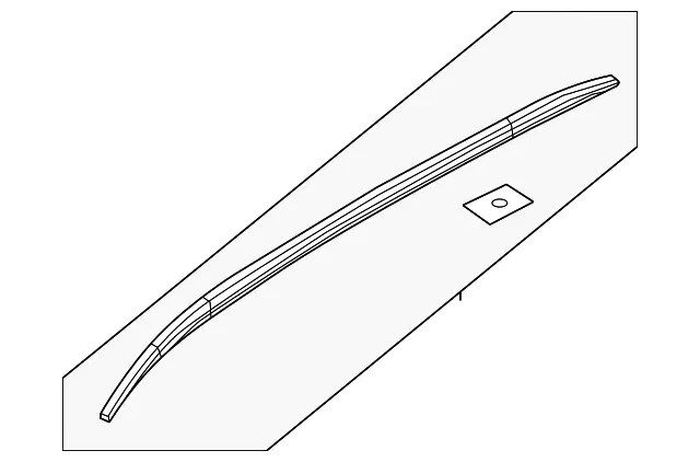Roof Luggage Carrier Side Rail - Mazda (va4151t10)