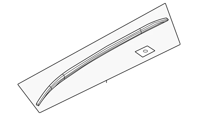 Roof Luggage Carrier Side Rail - Mazda (va4151t20)