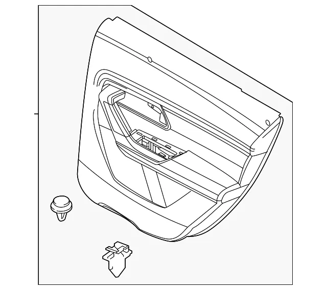 Door Interior Trim Panel - Mazda (va416852002)