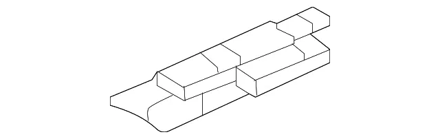 Roof Side Rail Reinforcement Bracket - Mazda (va427063y)