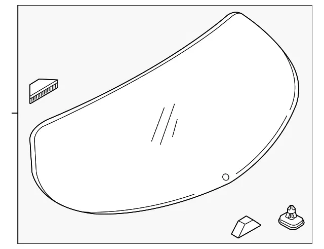 Lift-Gate Glass - Mazda (va5463930)