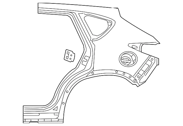 Quarter Panel - Mazda (vay070410a)