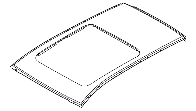 Roof Panel - Mazda (vay57060xb)