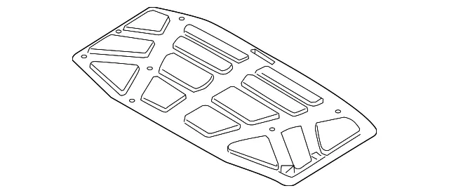 Hood Insulation Pad - Mazda (zzca68661a)