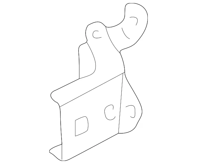 Door Hinge - Mazda (zzca72240)