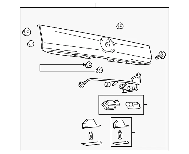 Tail Gate Molding - Mazda (zzea50810)