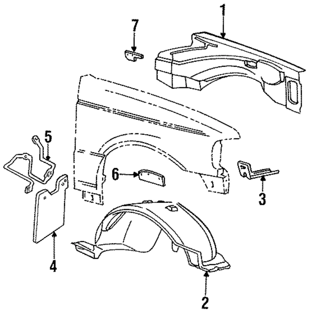 Fender Brace - Mazda (zzl052830)