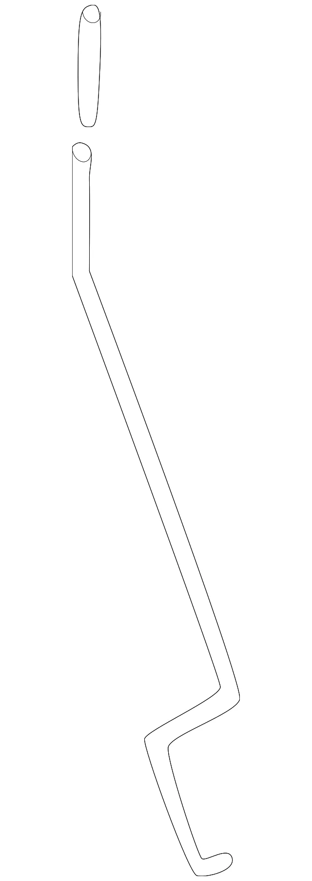Door Lock Operating Rod - Mazda (zzm058331)