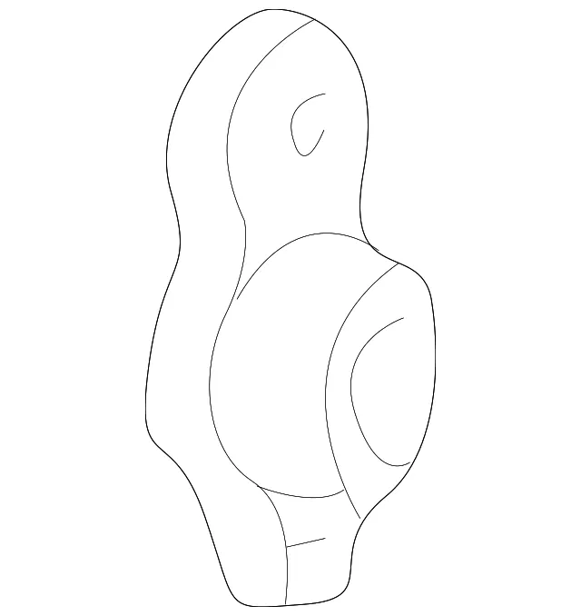 Tailgate Hinge - Mazda (zzm065900)