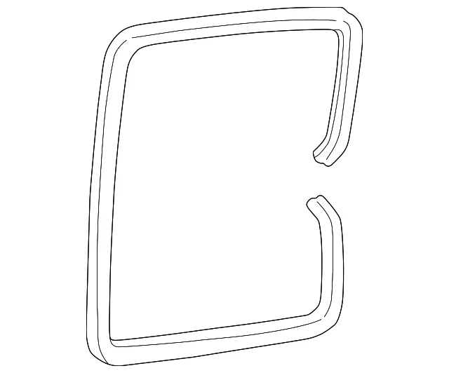 Side Glass Weatherstrip - Mazda (zzm072651)
