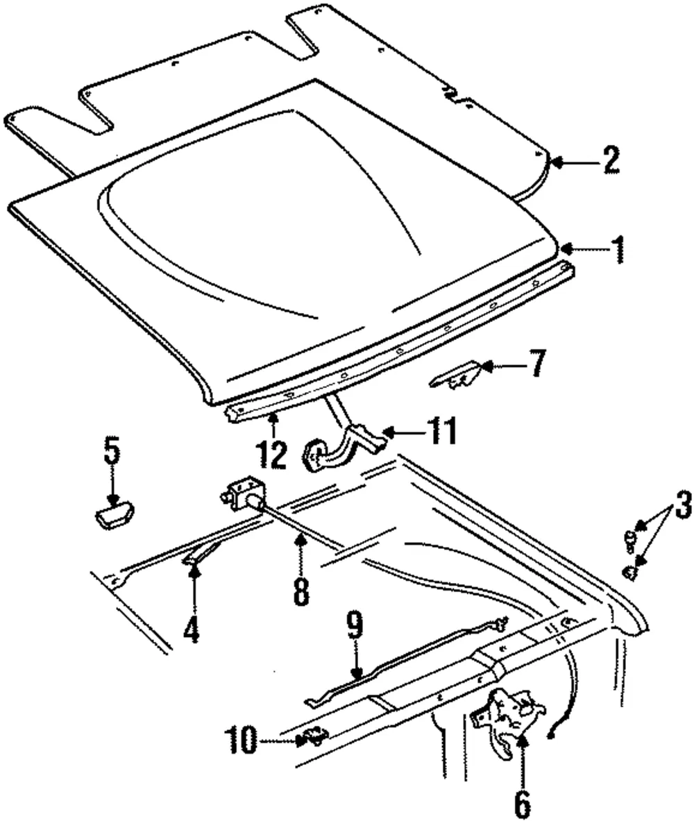 Hood - Mazda (zzm152310)