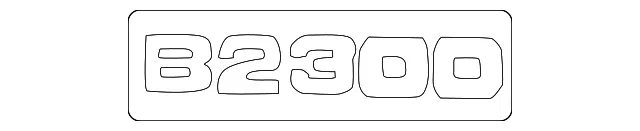 Fender Emblem - Mazda (zzm451714)